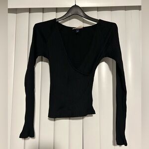 Universal Thread Black Long Sleeve Top